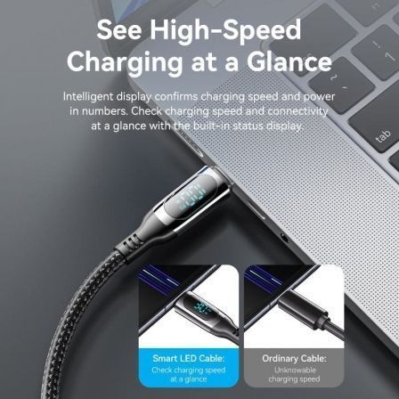 Vention Cable USB 2.0 Tipo-C TAYBAV 100W con Pantalla LED Negro 1.2m